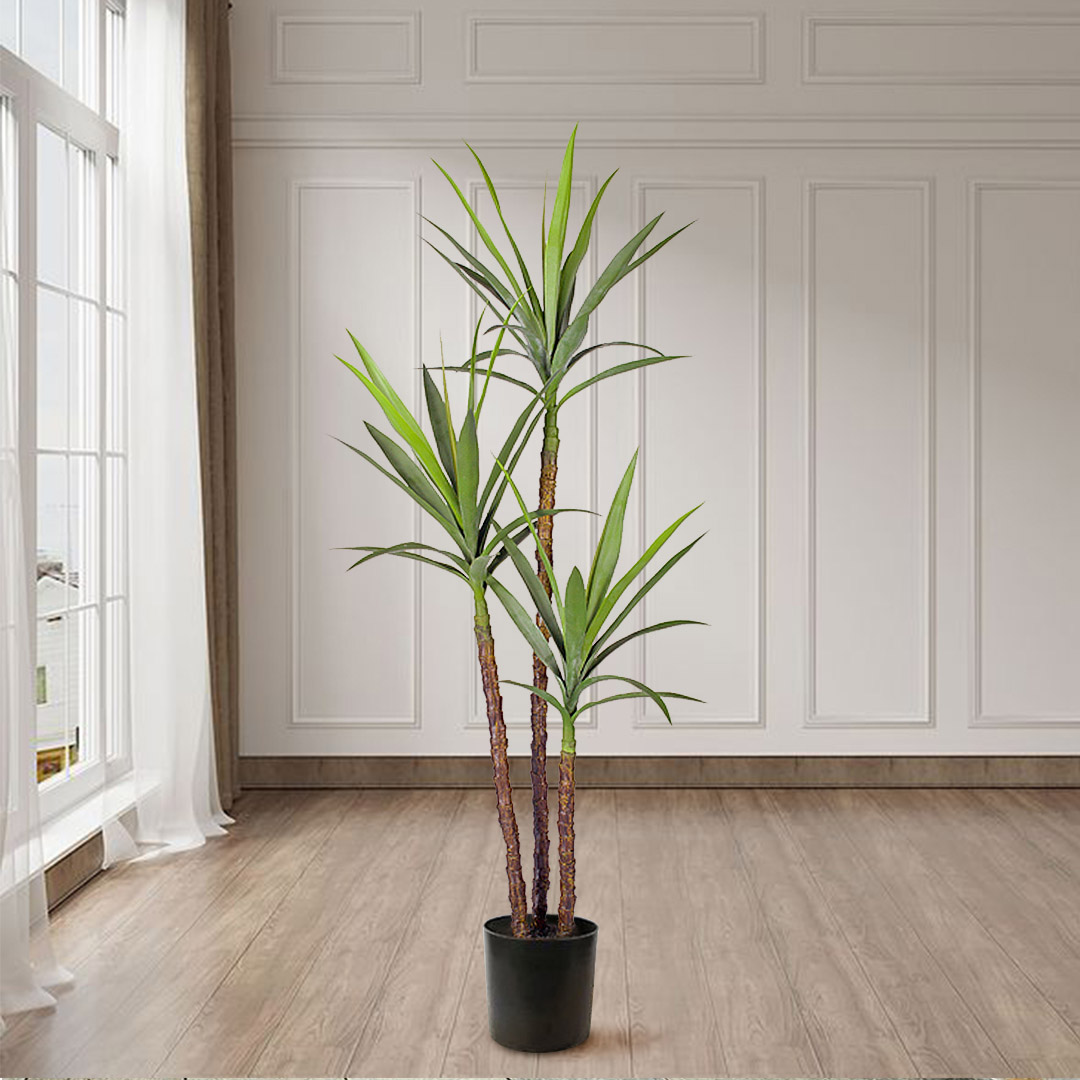 Soga 150Cm Artificial Natural Green Dracaena Yucca Tree Fake Tropical Indoor Plant Home Office Decor, Home &Amp; Living, Home Decor, Artificial Plants, , ,  - Nz Depot 3