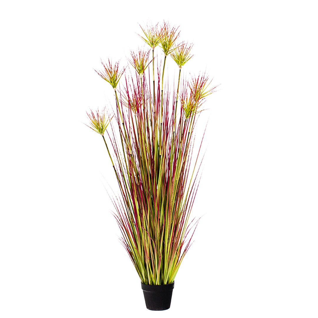 Soga 150Cm Purple-Red Artificial Indoor Potted Papyrus Plant Tree Fake Simulation Decorative, Home &Amp; Living, Home Decor, Artificial Plants, , ,  - Nz Depot 1