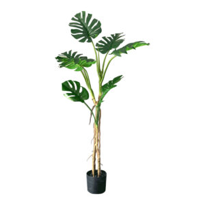 SOGA 160cm Tropical Monstera Palm Artificial Plant Tree, Real Touch Technology, with UV Protection, Home & Living, Home Decor, Artificial Plants, , ,  - NZ DEPOT 1