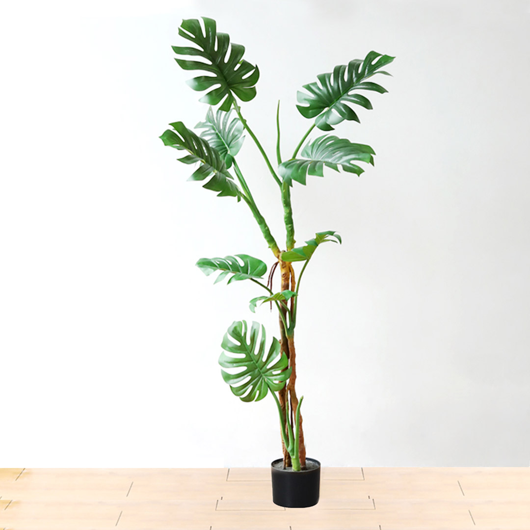 SOGA 175cm Tropical Monstera Palm Artificial Plant Tree, Real Touch Technology, with UV Protection, Home & Living, Home Decor, Artificial Plants, , ,  - NZ DEPOT 3