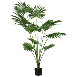 SOGA 180cm Artificial Natural Green Fan Palm Tree Fake Tropical Indoor Plant Home Office Decor, Home & Living, Home Decor, Artificial Plants, , ,  - NZ DEPOT 1