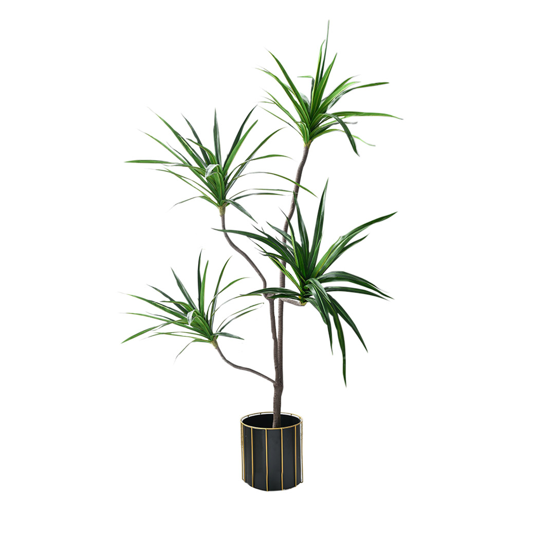 SOGA 180cm Realistic Artificial Dracaena, Rubberised Silk Cloth + Iron Wire, Home Decor, Home & Living, Home Decor, Artificial Plants, , ,  - NZ DEPOT 1