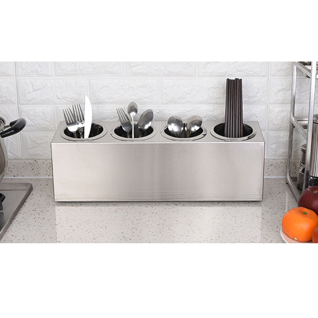 Soga 18/10 Stainless Steel Commercial Conical Utensils Cutlery Holder With 4 Holes, Home &Amp; Living, Kitchen &Amp; Dining, Tableware, Cutlery, ,  - Nz Depot 7