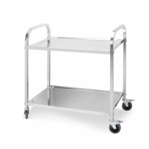 SOGA 2 Tier 95x50x95cm Stainless Steel Kitchen Dining Food Cart Trolley Utility Large, Business & Industrial, Food Service, Food Service Carts, , ,  - NZ DEPOT 1