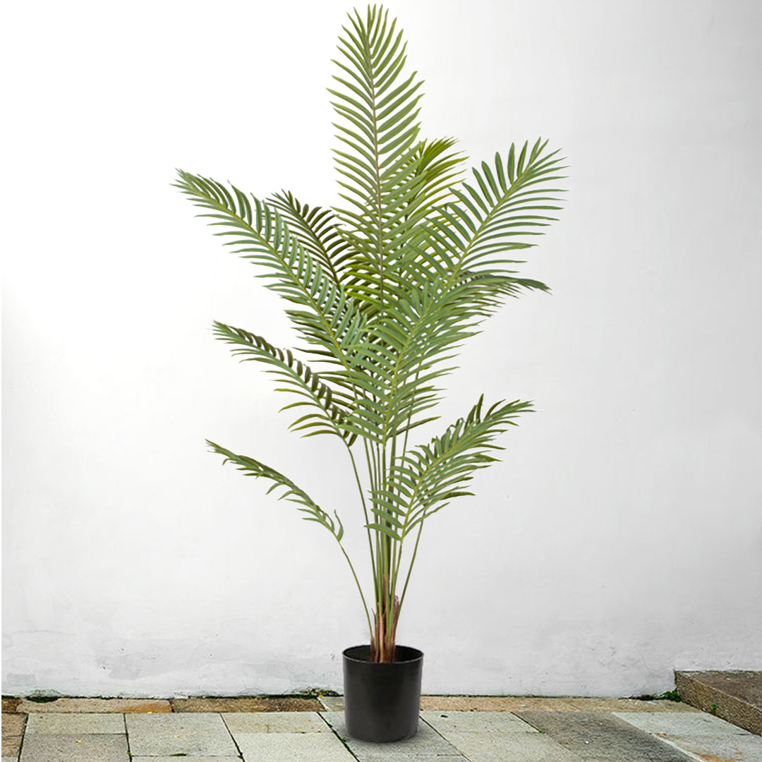 Soga 210Cm Green Artificial Indoor Rogue Areca Palm Tree Fake Tropical Plant Home Office Decor, Home &Amp; Living, Home Decor, Artificial Plants, , ,  - Nz Depot 3