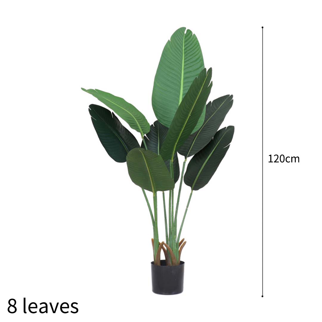 Soga 2X 120Cm Artificial Green Indoor Traveler Banana Fake Decoration Tree Flower Pot Plant, Home &Amp; Living, Home Decor, Artificial Plants, , ,  - Nz Depot 2