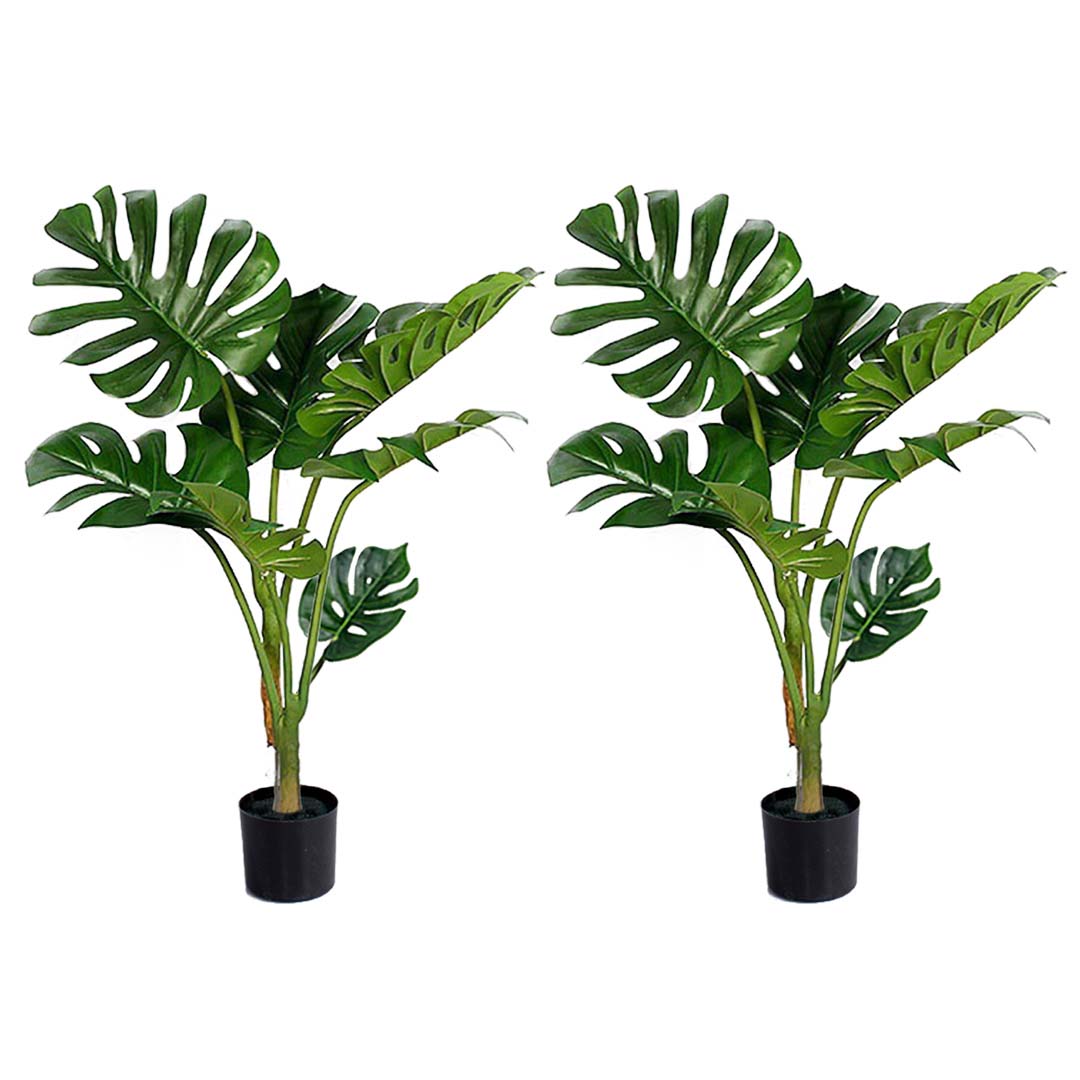 Soga 2X 120Cm Artificial Green Indoor Turtle Back Fake Decoration Tree Flower Pot Plant, Home &Amp; Living, Home Decor, Artificial Plants, , ,  - Nz Depot 1