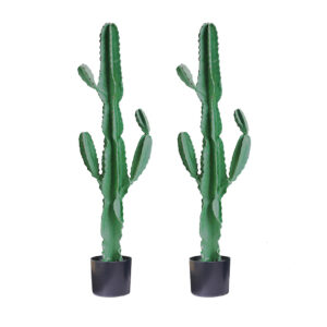 SOGA 2X 120cm Green Artificial Indoor Cactus Tree Fake Plant Simulation Decorative 6 Heads NZ DEPOT - NZ DEPOT