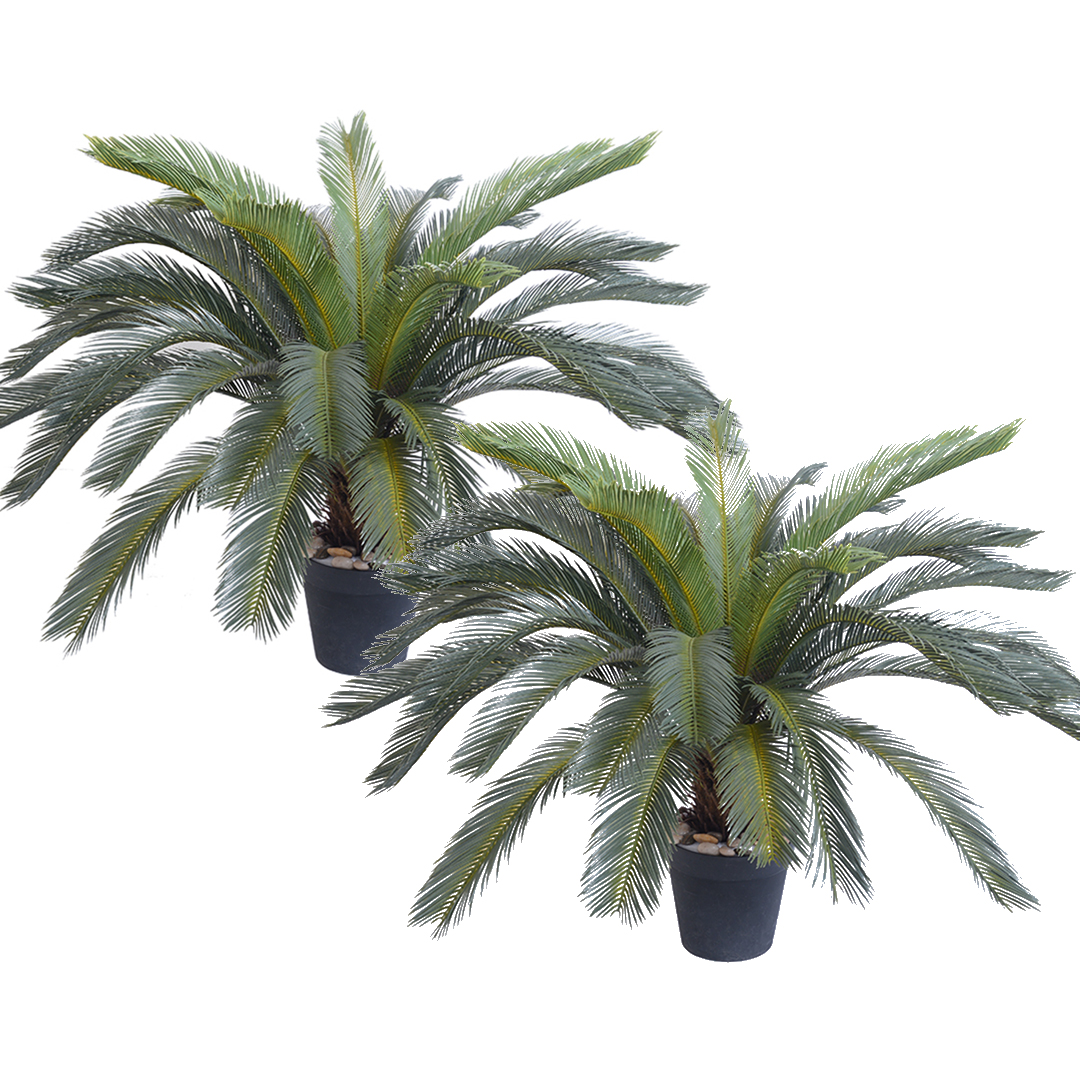 Soga 2X 125Cm Artificial Indoor Cycas Revoluta Cycad Sago Palm Fake Decoration Tree Pot Plant, Home &Amp; Living, Home Decor, Artificial Plants, ,  - Nz Depot 1