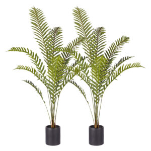 SOGA 2X 160cm Green Artificial Indoor Rogue Areca Palm Tree Fake Tropical Plant Home Office Decor, Home & Living, Home Decor, Artificial Plants, , ,  - NZ DEPOT 1