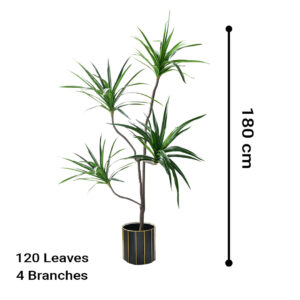 SOGA 2X 180cm Realistic Artificial Dracaena, Rubberised Silk Cloth + Iron Wire, Home Decor, Home & Living, Home Decor, Artificial Plants, , ,  - NZ DEPOT 2