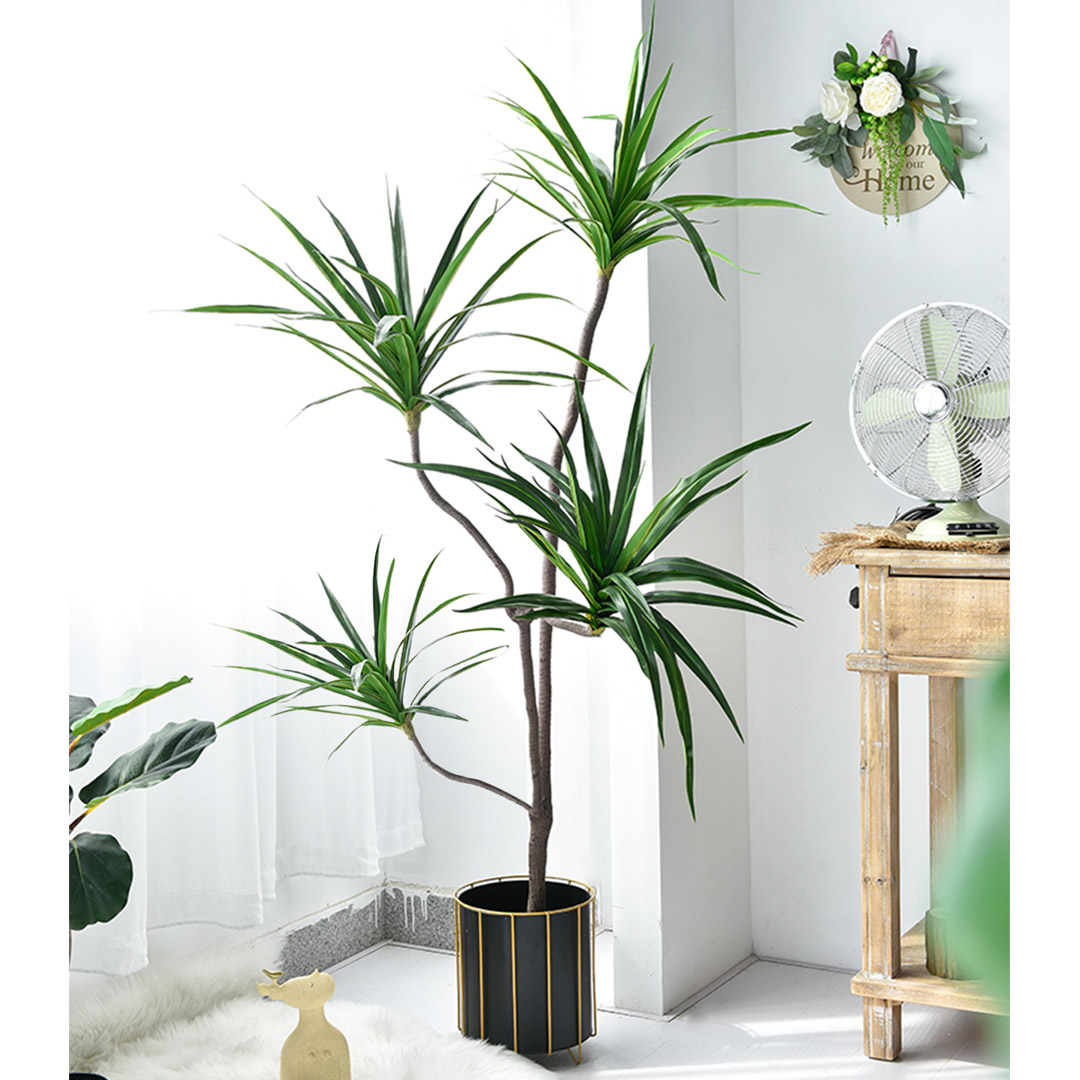 Soga 2X 180Cm Realistic Artificial Dracaena, Rubberised Silk Cloth + Iron Wire, Home Decor, Home &Amp; Living, Home Decor, Artificial Plants, , ,  - Nz Depot 3