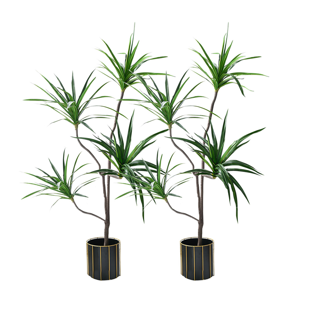 Soga 2X 180Cm Realistic Artificial Dracaena, Rubberised Silk Cloth + Iron Wire, Home Decor, Home &Amp; Living, Home Decor, Artificial Plants, , ,  - Nz Depot 1