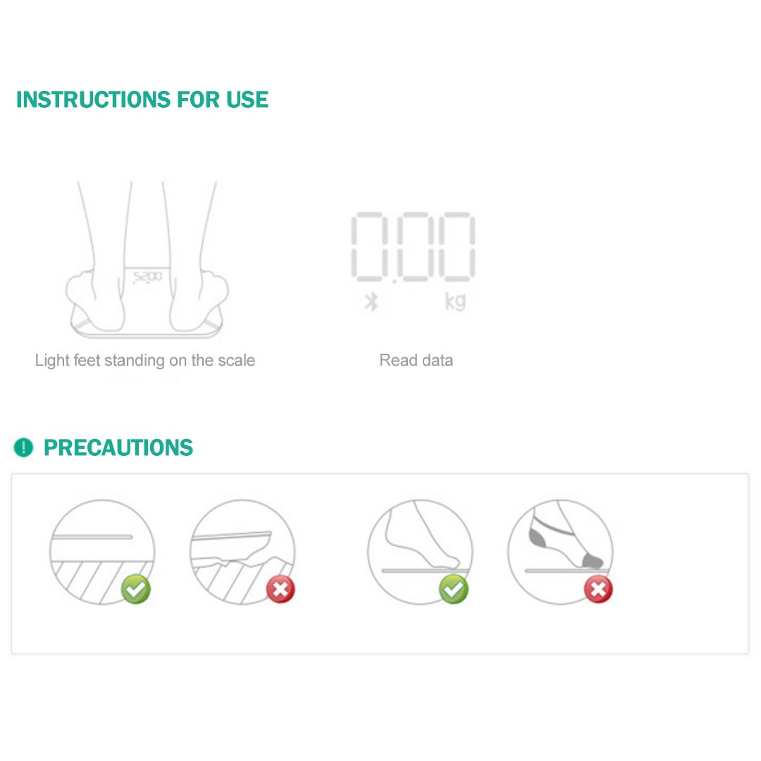 Soga 2X 180Kg Digital Fitness Weight Bathroom Gym Body Glass Lcd Electronic Scales White/Green, Home &Amp; Living &Gt; Bathroom &Gt; Bathroom Accessories &Gt; Bathroom Scales, , , , ,  - Nz Depot 7