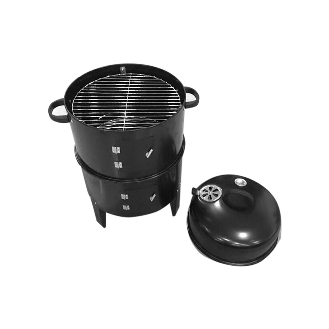 Soga 2X 3 In 1 Barbecue Smoker Outdoor Charcoal Bbq Grill Camping Picnic Fishing, Home &Amp; Living &Gt; Outdoor Living &Gt; Barbecues &Gt; Barbecues &Gt; Smokers, , , , ,  - Nz Depot 4