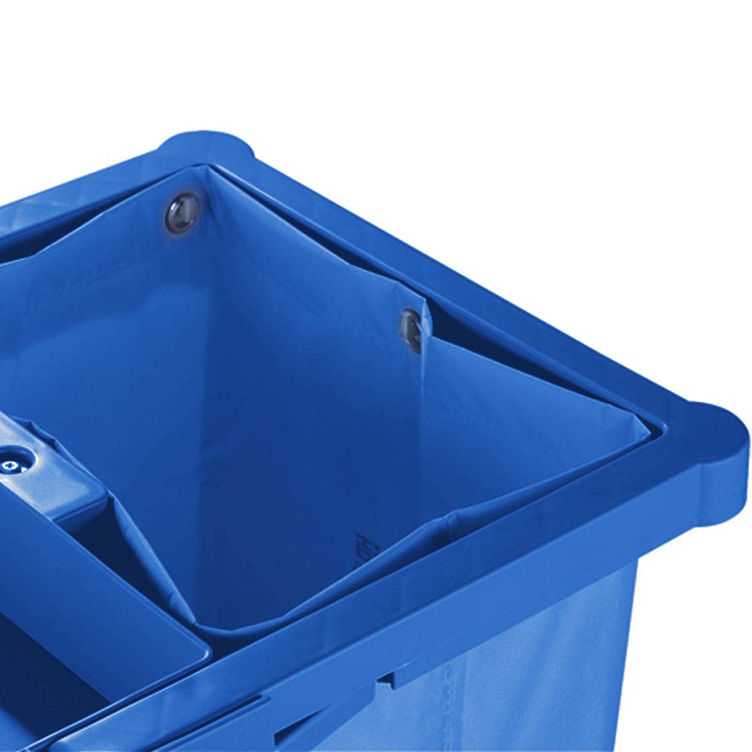 Soga 2X 3 Tier Multifunction Janitor Cleaning Waste Cart Trolley And Waterproof Bag Blue, Business &Amp; Industrial, Food Service, Food Service Carts, , ,  - Nz Depot 4