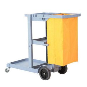 SOGA 2X 3 Tier Multifunction Janitor Cleaning Waste Cart Trolley and Waterproof Bag, Business & Industrial, Food Service, Food Service Carts, , ,  - NZ DEPOT 2