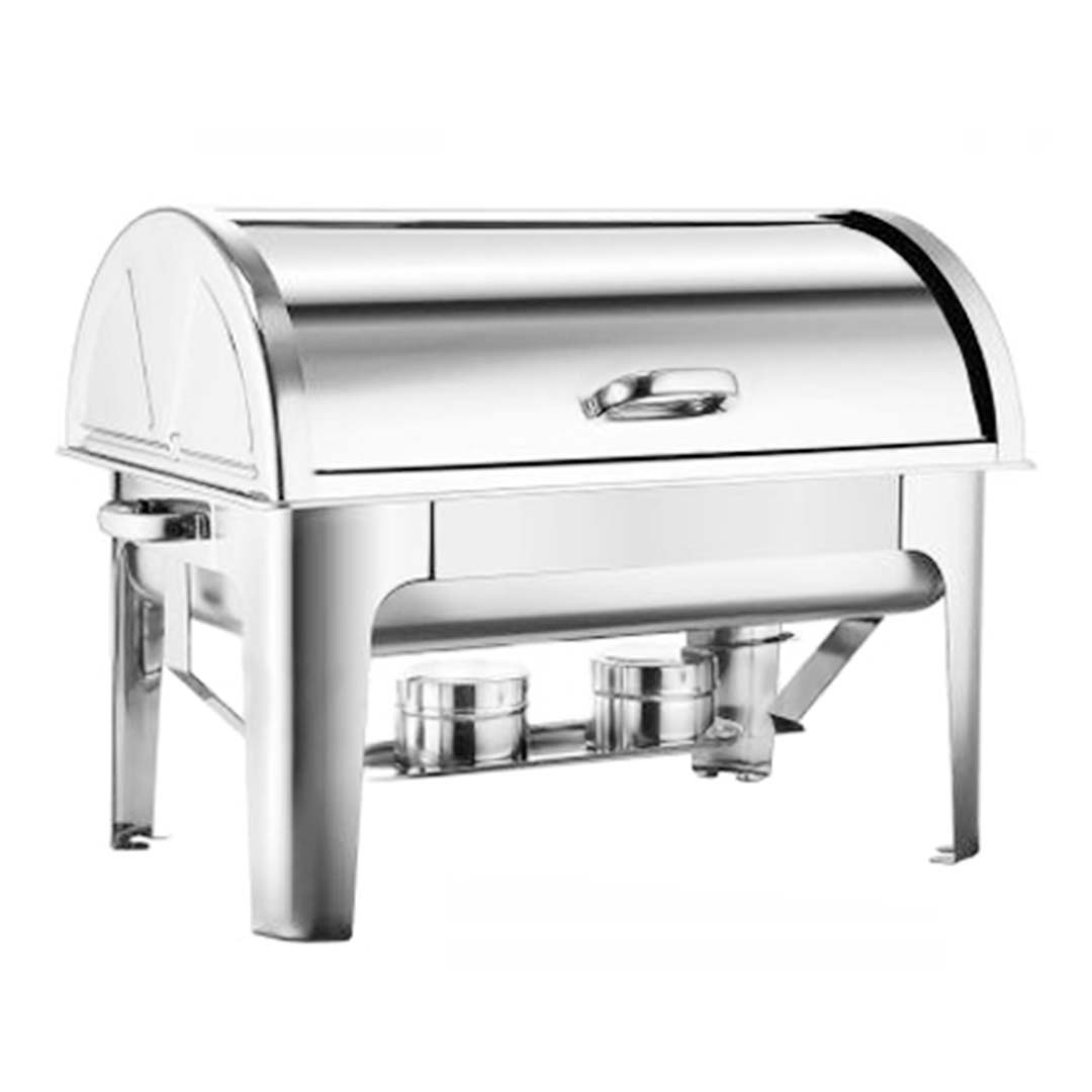 Soga 2X 3L Triple Tray Stainless Steel Roll Top Chafing Dish Food Warmer, Furniture, Kitchen &Amp; Dining Room Furniture, Buffets, Sideboards &Amp; Kitchen Islands, , ,  - Nz Depot 2