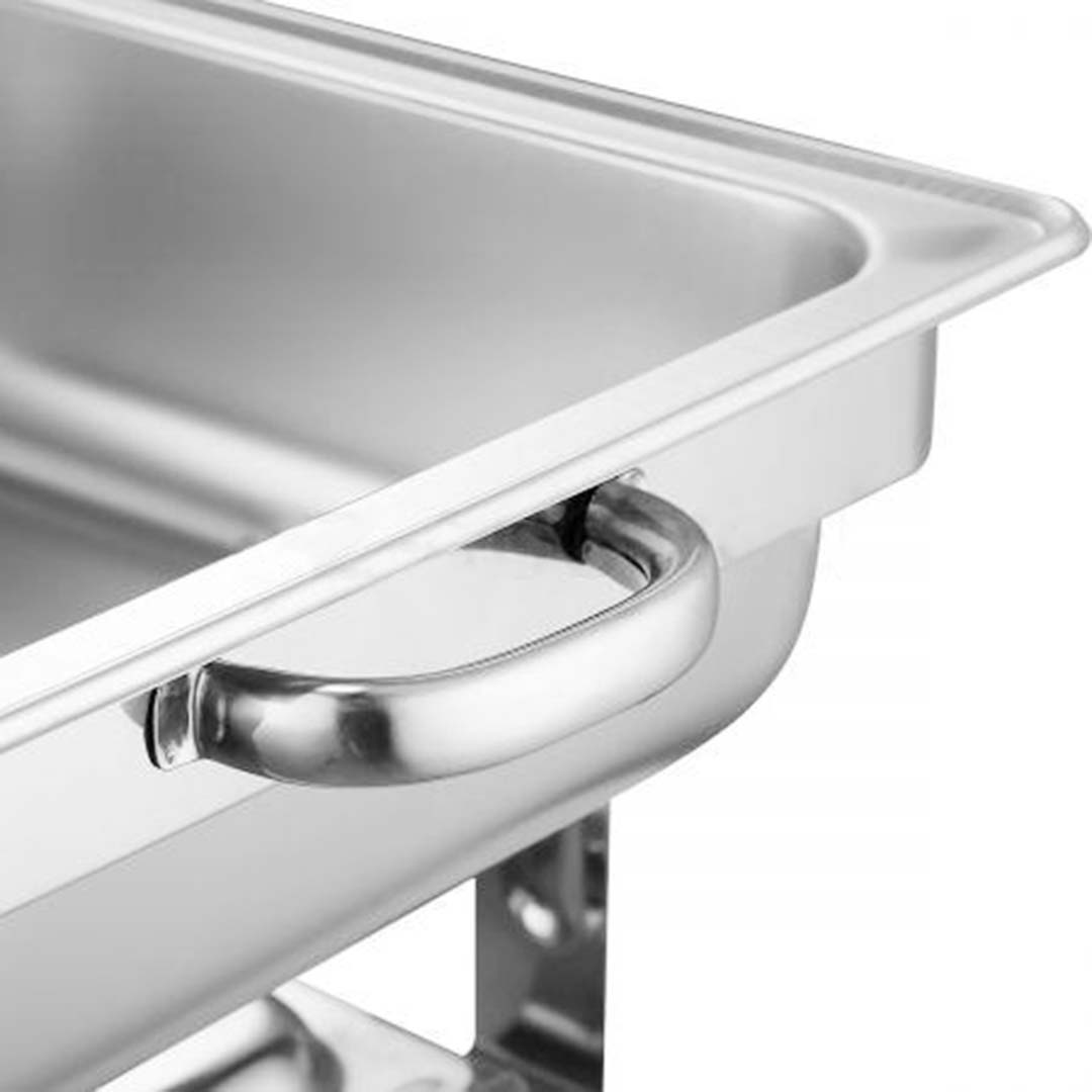 Soga 2X 3L Triple Tray Stainless Steel Roll Top Chafing Dish Food Warmer, Furniture, Kitchen &Amp; Dining Room Furniture, Buffets, Sideboards &Amp; Kitchen Islands, , ,  - Nz Depot 5