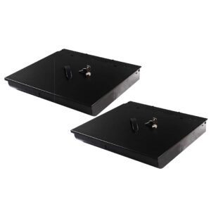 SOGA 2X 4 Bills 8 Coins Cash Tray With Lockable Lid Heavy Duty Spare Cash Tray Black, Business & Industrial, Retail, Money Handling, Cash Register & POS Terminal Accessories, Cash Drawers & Trays,  - NZ DEPOT 1