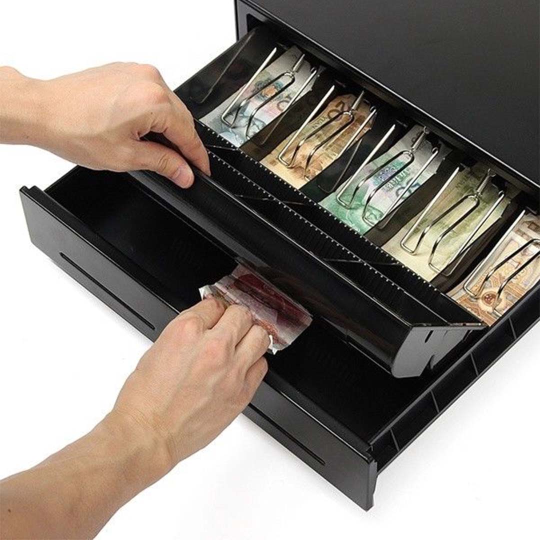 Soga 2X 4 Bills 8 Coins Cash Tray With Lockable Lid Heavy Duty Spare Cash Tray Black, Business &Amp; Industrial, Retail, Money Handling, Cash Register &Amp; Pos Terminal Accessories, Cash Drawers &Amp; Trays,  - Nz Depot 5