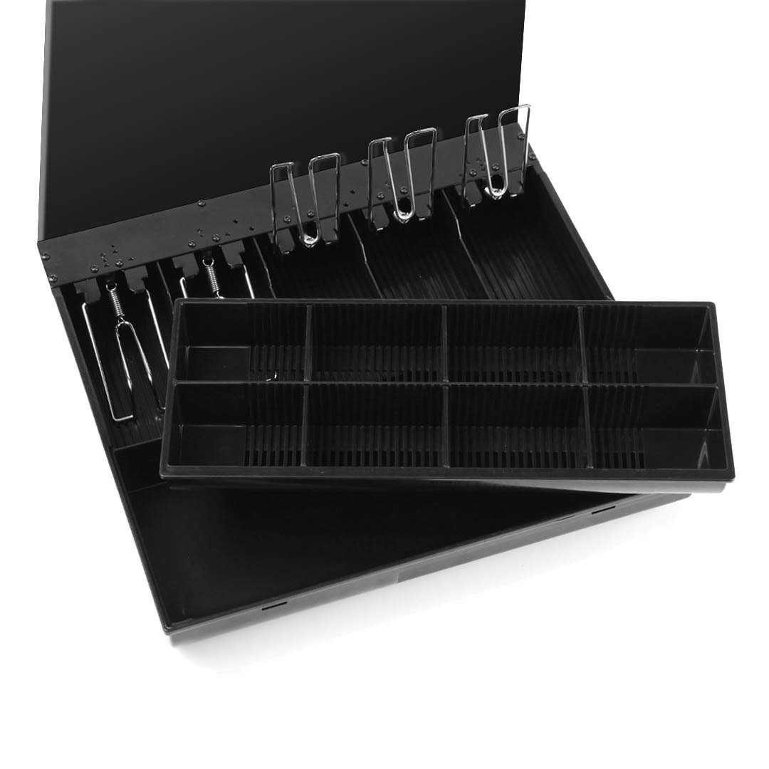 Soga 2X 4 Bills 8 Coins Cash Tray With Lockable Lid Heavy Duty Spare Cash Tray Black, Business &Amp; Industrial, Retail, Money Handling, Cash Register &Amp; Pos Terminal Accessories, Cash Drawers &Amp; Trays,  - Nz Depot 7