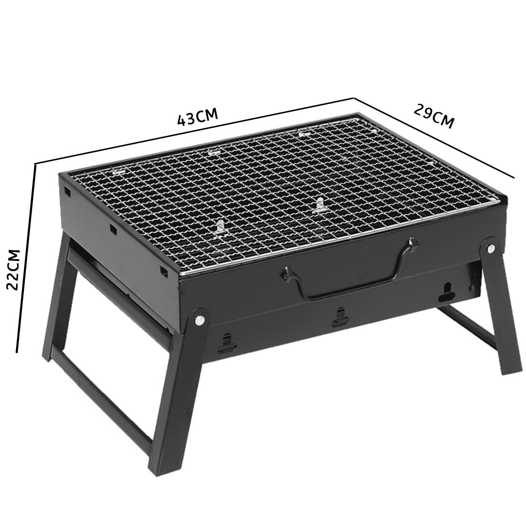 Soga 2X 43Cm Portable Folding Thick Box-Type Charcoal Grill For Outdoor Bbq Camping, Sports &Amp; Outdoors, Camping &Amp; Hiking, Gas &Amp; Fuel Appliances, Portable Stoves, ,  - Nz Depot 2