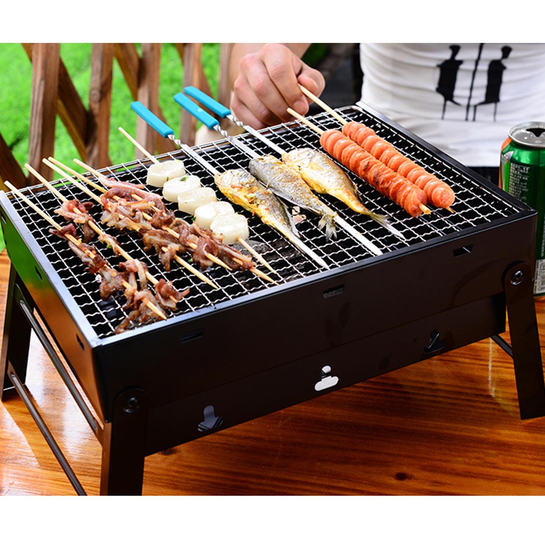 Soga 2X 43Cm Portable Folding Thick Box-Type Charcoal Grill For Outdoor Bbq Camping, Sports &Amp; Outdoors, Camping &Amp; Hiking, Gas &Amp; Fuel Appliances, Portable Stoves, ,  - Nz Depot 8