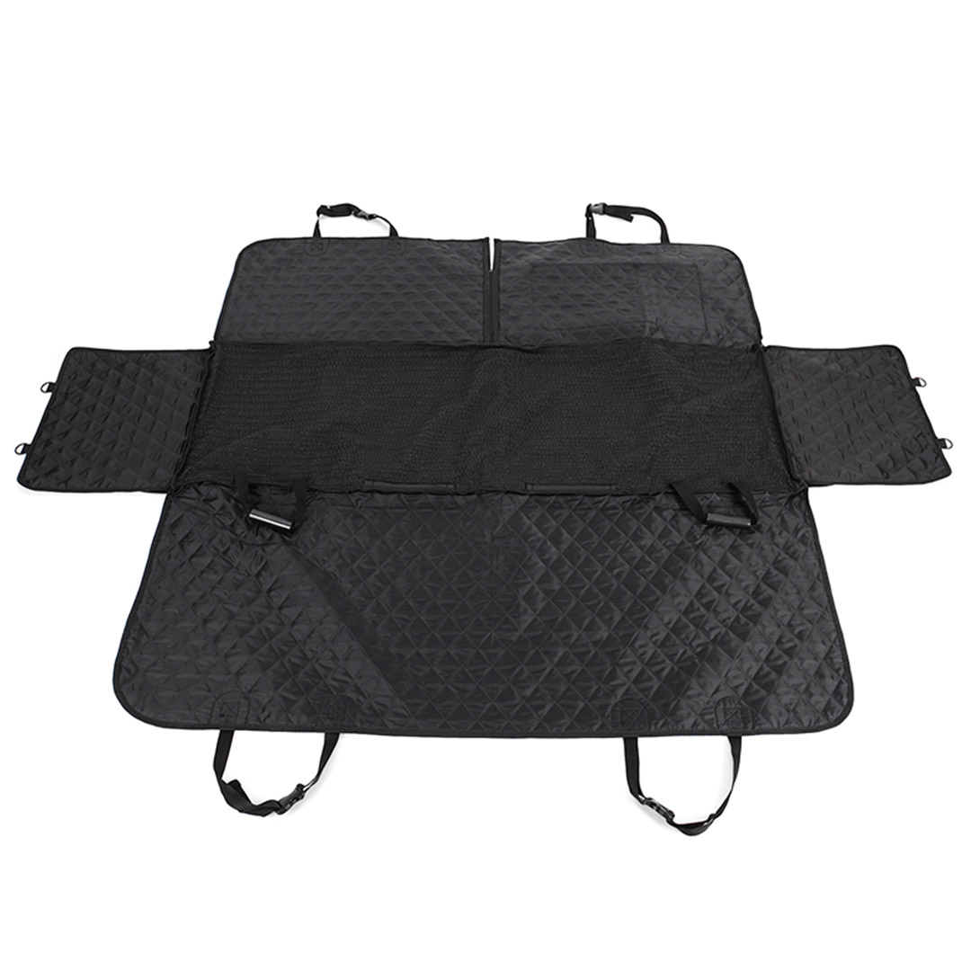 Soga 2X 600D Oxford Cloth Waterproof Dog Car Cover Back Seat Protector Hammock Non-Slip Pet Mat Black, Pet Supplies, Dogs, Carriers &Amp; Travel Products, , ,  - Nz Depot 3