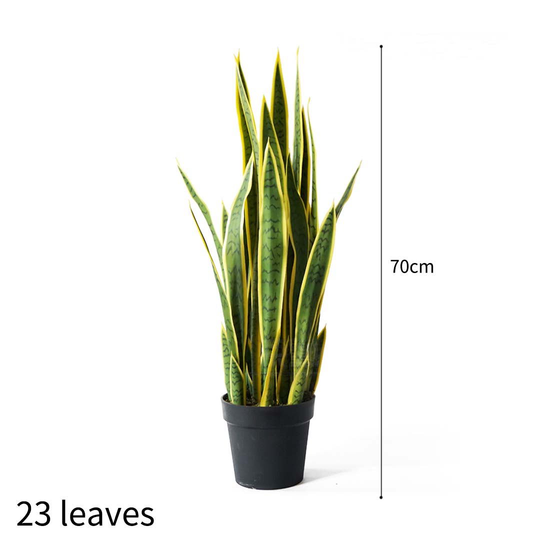 Soga 2X 70Cm Artificial Indoor Yellow Edge Tiger Piran Fake Decoration Tree Flower Pot Plant, Home &Amp; Living, Home Decor, Artificial Plants, , ,  - Nz Depot 2