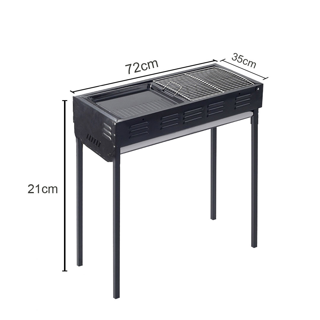 Soga 2X 66Cm Portable Folding Thick Box-Type Charcoal Grill For Outdoor Bbq Camping, Sports &Amp; Outdoors, Camping &Amp; Hiking, Gas &Amp; Fuel Appliances, Portable Stoves, ,  - Nz Depot 2