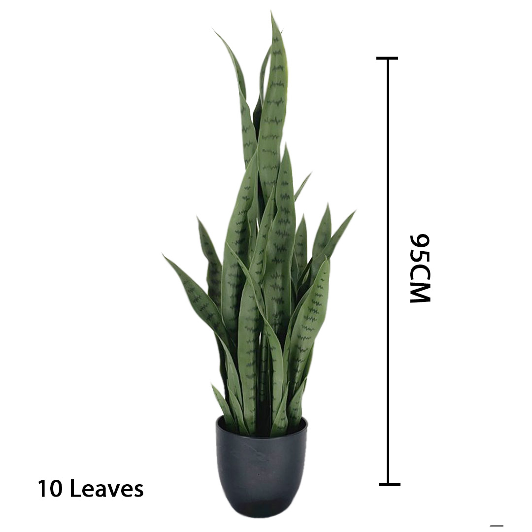 Soga 2X 95Cm Sansevieria Snake Artificial Plants With Black Plastic Planter Greenery, Home Office Decor, Home &Amp; Living, Home Decor, Artificial Plants, , ,  - Nz Depot 8