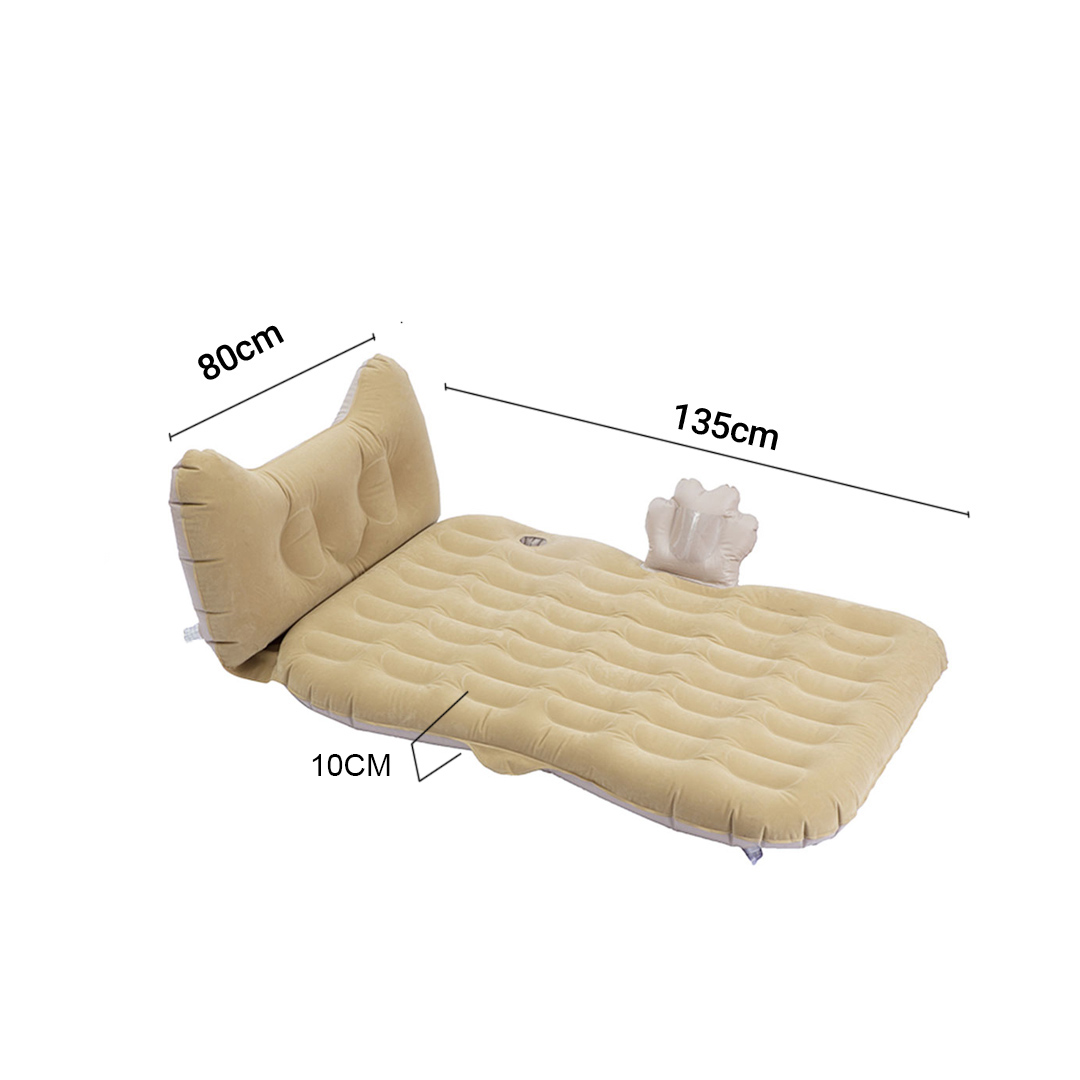 Soga 2X Beige Honeycomb Inflatable Car Mattress Portable Camping Air Bed Travel Sleeping Kit Essentials, Garden, Tools &Amp; Hardware, Automotive Parts &Amp; Accessories, Accessories &Amp; Car Care, Interior Accessories, ,  - Nz Depot 5