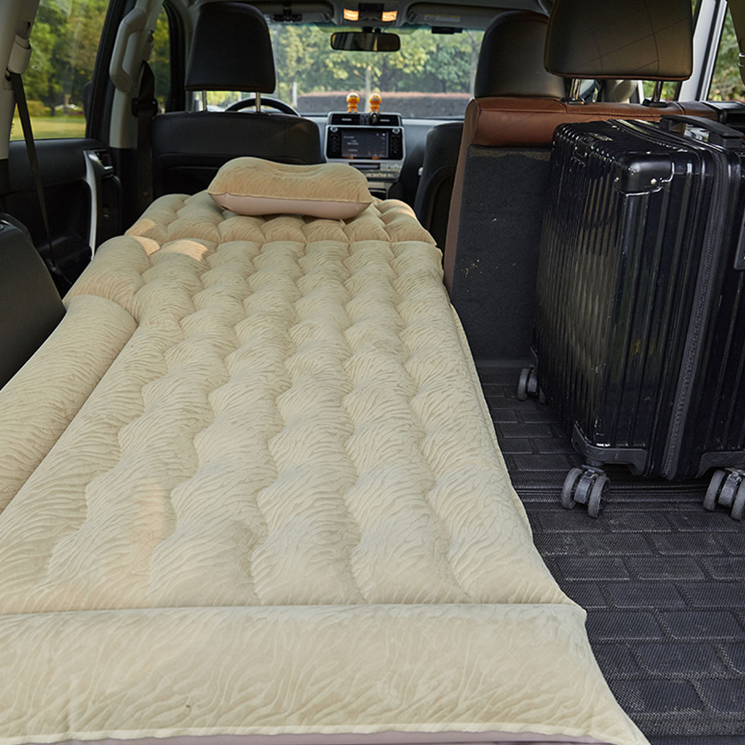 Soga 2X Beige Inflatable Car Boot Mattress Portable Camping Air Bed Travel Sleeping Essentials, Garden, Tools &Amp; Hardware, Automotive Parts &Amp; Accessories, Accessories &Amp; Car Care, Interior Accessories, ,  - Nz Depot 5