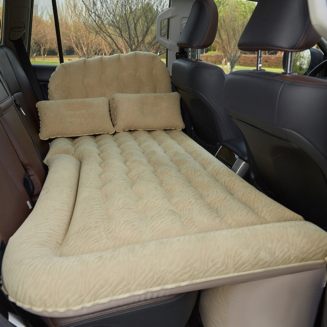 Soga 2X Beige Inflatable Car Boot Mattress Portable Camping Air Bed Travel Sleeping Essentials, Garden, Tools &Amp; Hardware, Automotive Parts &Amp; Accessories, Accessories &Amp; Car Care, Interior Accessories, ,  - Nz Depot 7