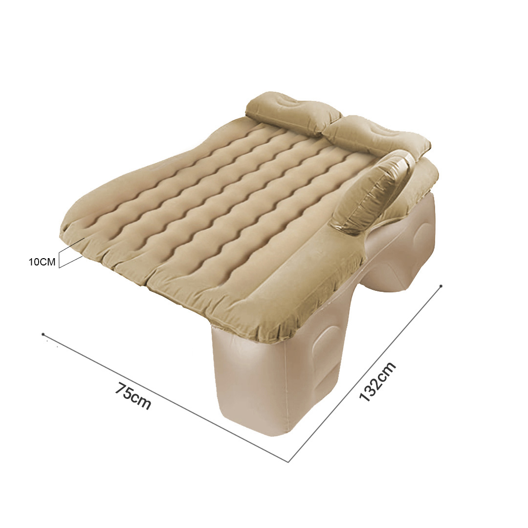 Soga 2X Beige Ripple Inflatable Car Mattress Portable Camping Air Bed Travel Sleeping Kit Essentials, Garden, Tools &Amp; Hardware, Automotive Parts &Amp; Accessories, Accessories &Amp; Car Care, Interior Accessories, ,  - Nz Depot 6