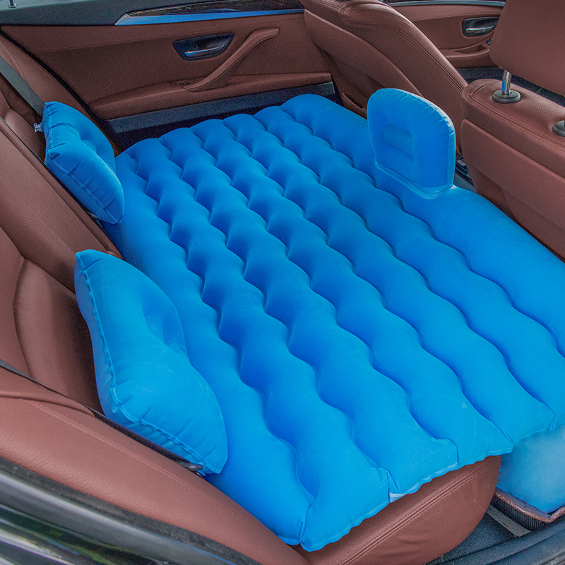 Soga 2X Blue Ripple Inflatable Car Mattress Portable Camping Air Bed Travel Sleeping Kit Essentials, Garden, Tools &Amp; Hardware, Automotive Parts &Amp; Accessories, Accessories &Amp; Car Care, Interior Accessories, ,  - Nz Depot 5