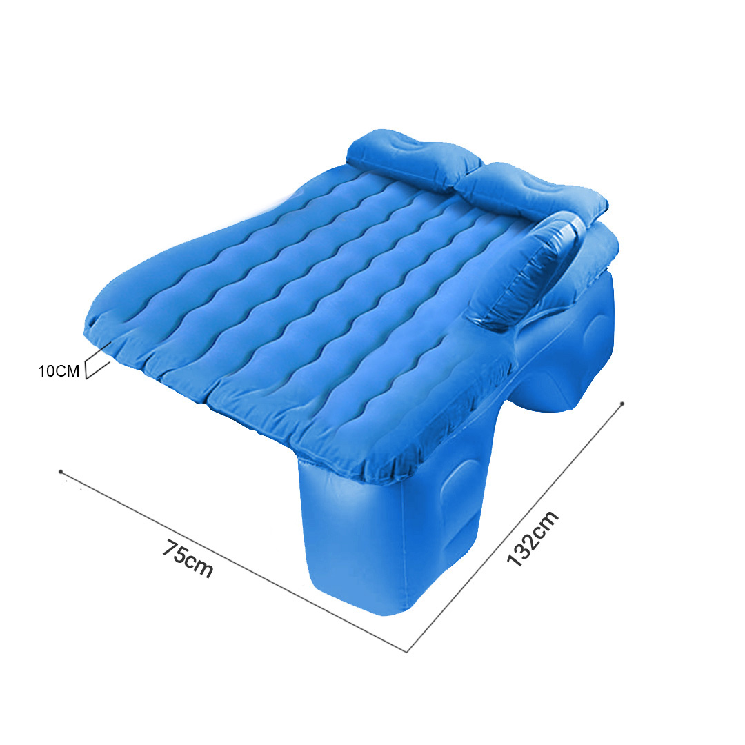 Soga 2X Blue Ripple Inflatable Car Mattress Portable Camping Air Bed Travel Sleeping Kit Essentials, Garden, Tools &Amp; Hardware, Automotive Parts &Amp; Accessories, Accessories &Amp; Car Care, Interior Accessories, ,  - Nz Depot 6