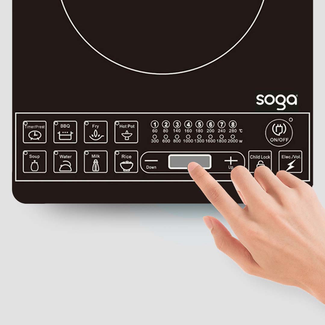 SOGA 2X Cooktop Electric Smart Induction Cook Top Portable Kitchen Cooker Cookware, electronics & appliances, appliances, large appliances, cooktops, induction cooktops,  - NZ DEPOT 5