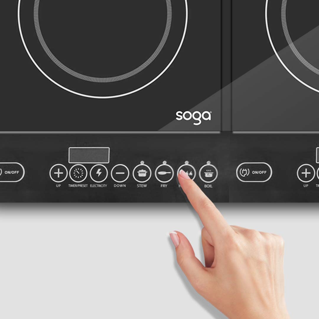 Soga 2X Cooktop Portable Induction Led Electric Double Duo Hot Plate Burners Cooktop Stove, Electronics &Amp; Appliances, Appliances, Large Appliances, Cooktops, Induction Cooktops,  - Nz Depot 5