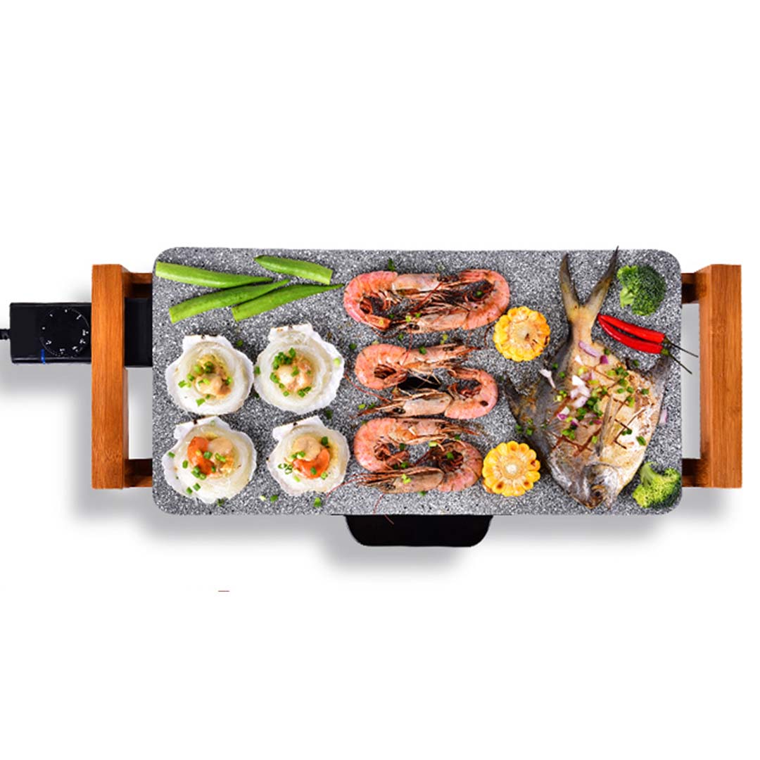 Soga 2X Electric Ceramic Bbq Grill Non-Stick Surface Hot Plate For Indoor &Amp; Outdoor Stone, Electronics &Amp; Appliances &Gt; Appliances &Gt; Small Kitchen Appliances &Gt; Benchtop Cooking &Gt; Sandwich Presses &Amp; Grills, , , , ,  - Nz Depot 4