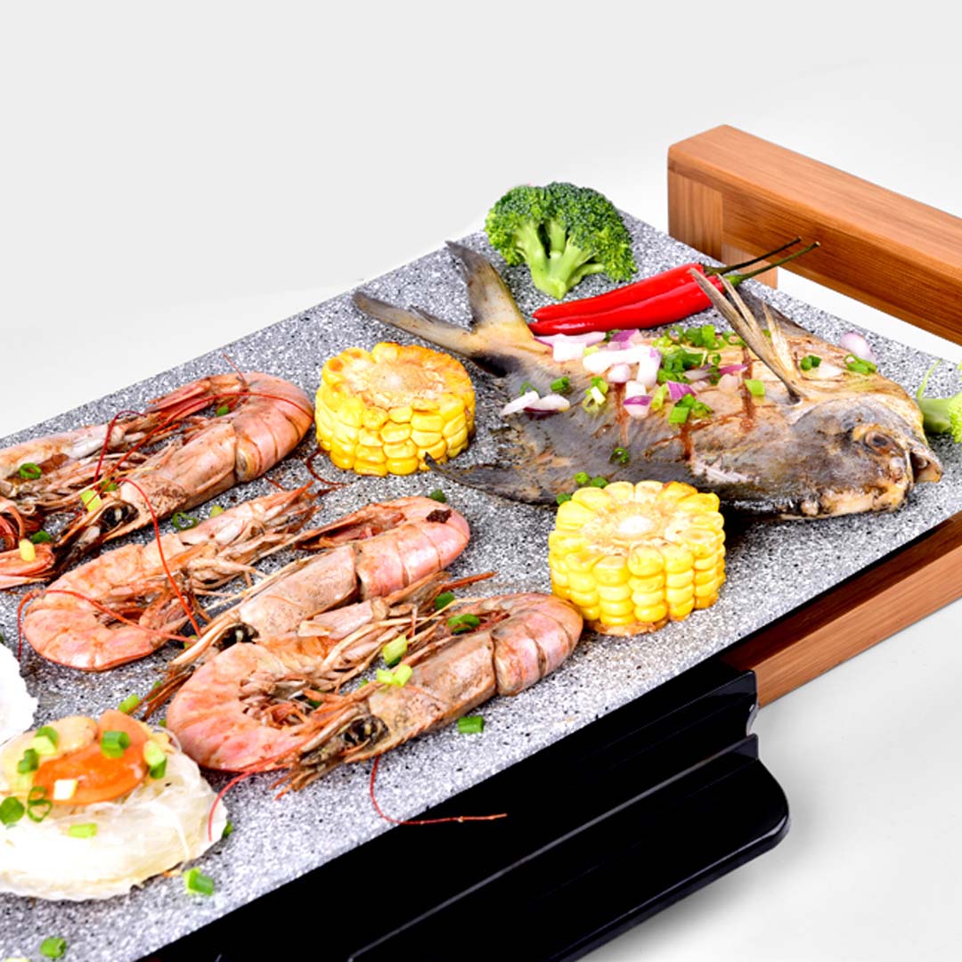 Soga 2X Electric Ceramic Bbq Grill Non-Stick Surface Hot Plate For Indoor &Amp; Outdoor Stone, Electronics &Amp; Appliances &Gt; Appliances &Gt; Small Kitchen Appliances &Gt; Benchtop Cooking &Gt; Sandwich Presses &Amp; Grills, , , , ,  - Nz Depot 8