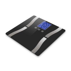 SOGA 2X Glass LCD Digital Body Fat Scale Bathroom Electronic Gym Water Weighing Scales Black/Blue, home & living, bathroom, bathroom accessories, bathroom scales, ,  - NZ DEPOT 2