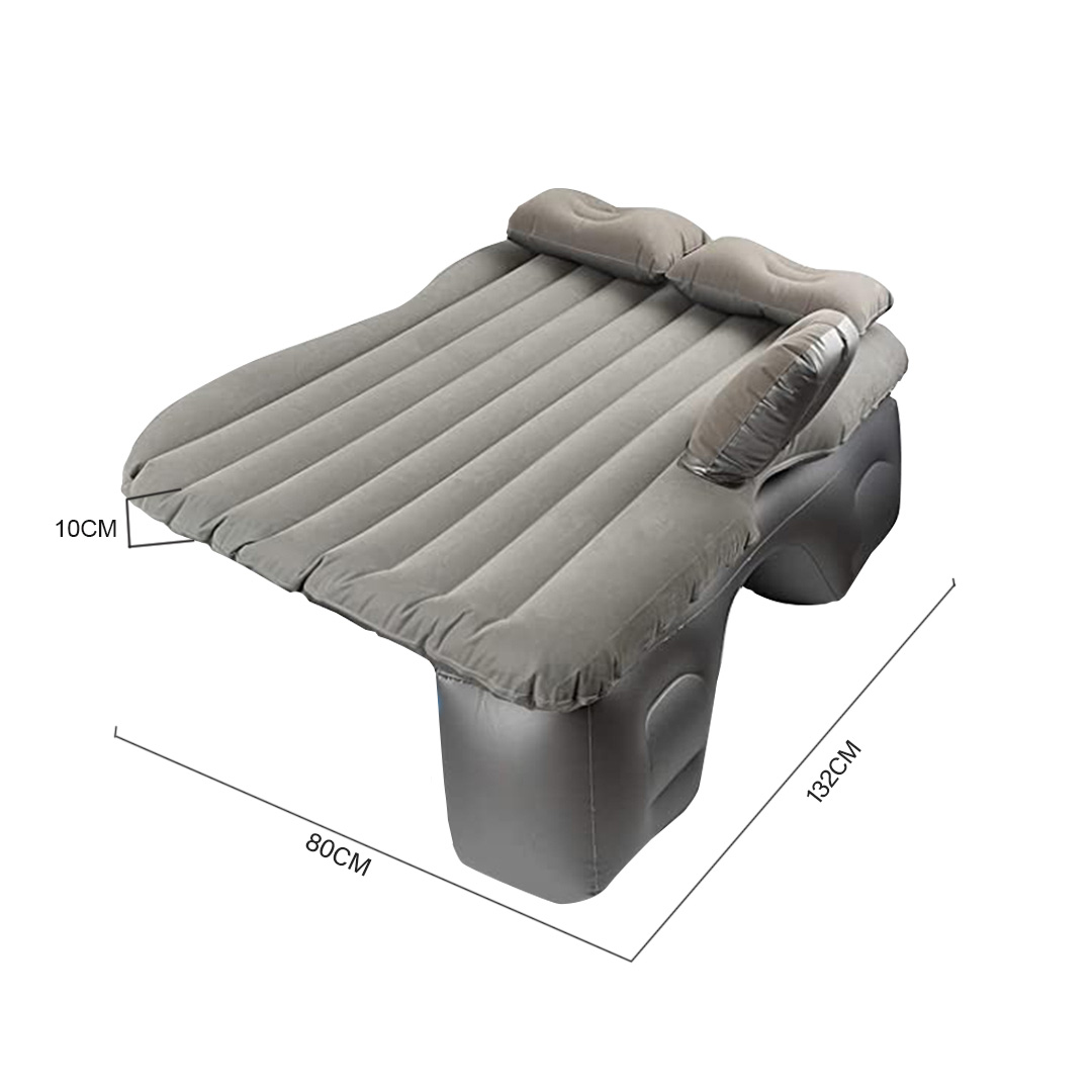 Soga 2X Grey Stripe Inflatable Car Mattress Portable Camping Rest Air Bed Travel Compact Sleeping Kit Essentials, Garden, Tools &Amp; Hardware, Automotive Parts &Amp; Accessories, Accessories &Amp; Car Care, Interior Accessories, ,  - Nz Depot 6