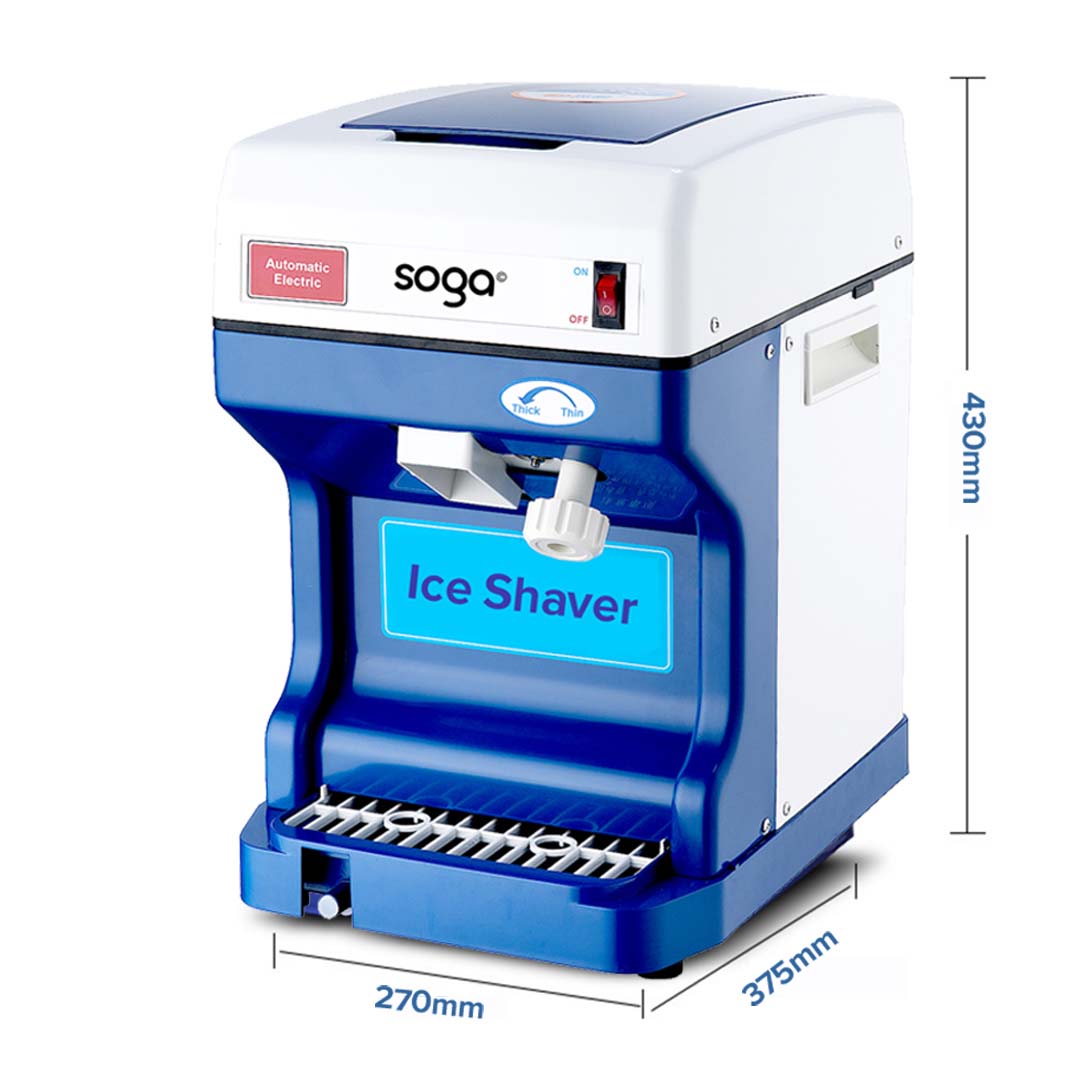 Soga 2X Ice Shaver Commercial Electric Stainless Steel Ice Crusher Slicer Machine 120Kg/H, Electronics &Amp; Appliances, Appliances, Small Kitchen Appliances, Specialty Appliances, Ice Maker,  - Nz Depot 2