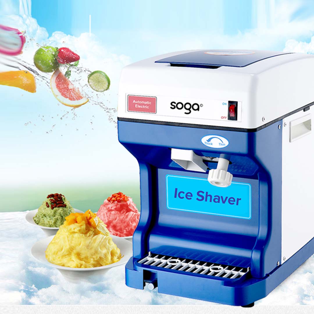 Soga 2X Ice Shaver Commercial Electric Stainless Steel Ice Crusher Slicer Machine 120Kg/H, Electronics &Amp; Appliances, Appliances, Small Kitchen Appliances, Specialty Appliances, Ice Maker,  - Nz Depot 3