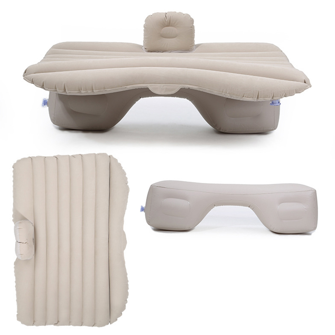 SOGA 2X Inflatable Car Mattress Portable Travel Camping Air Bed Rest Sleeping Bed Beige, Garden, Tools & Hardware, Automotive Parts & Accessories, Accessories & Car Care, Interior Accessories,  - NZ DEPOT 2