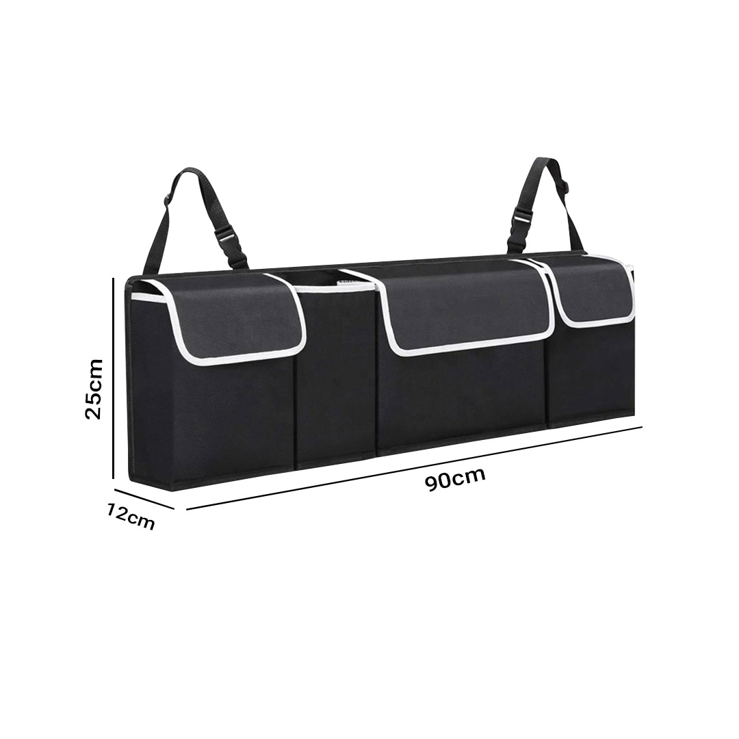 SOGA 2X Oxford Cloth Car Storage Trunk Organiser Backseat Multi-Purpose Interior Accessories Black, Garden, Tools & Hardware, Automotive Parts & Accessories, Accessories & Car Care, Interior Accessories, ,  - NZ DEPOT 2