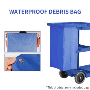 SOGA 2X Oxford Waterproof Reusable Janitor Housekeeping Cart Replacement Bag Blue, Business & Industrial, Food Service, Food Service Carts, , ,  - NZ DEPOT 2