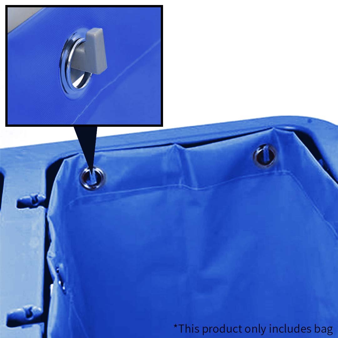 Soga 2X Oxford Waterproof Reusable Janitor Housekeeping Cart Replacement Bag Blue, Business &Amp; Industrial, Food Service, Food Service Carts, , ,  - Nz Depot 3